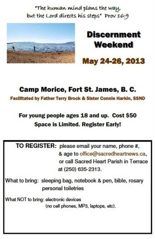 Vocation Weekend Picture