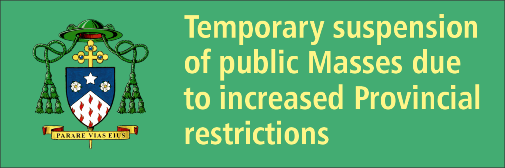 Temporary Suspension of Public Masses